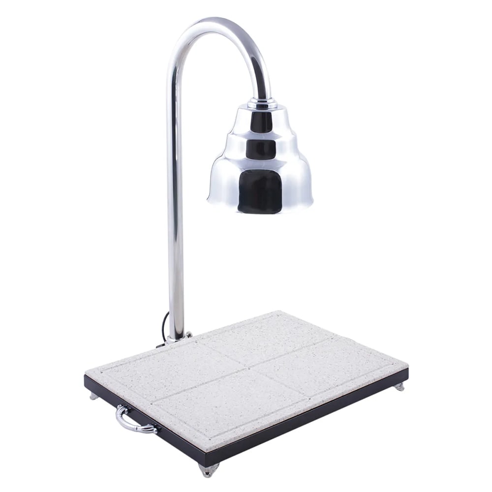 017-9694CH Carving Station w/  Heat Lamp, Chrome Shade, 24" x 18" x 30 1/2"