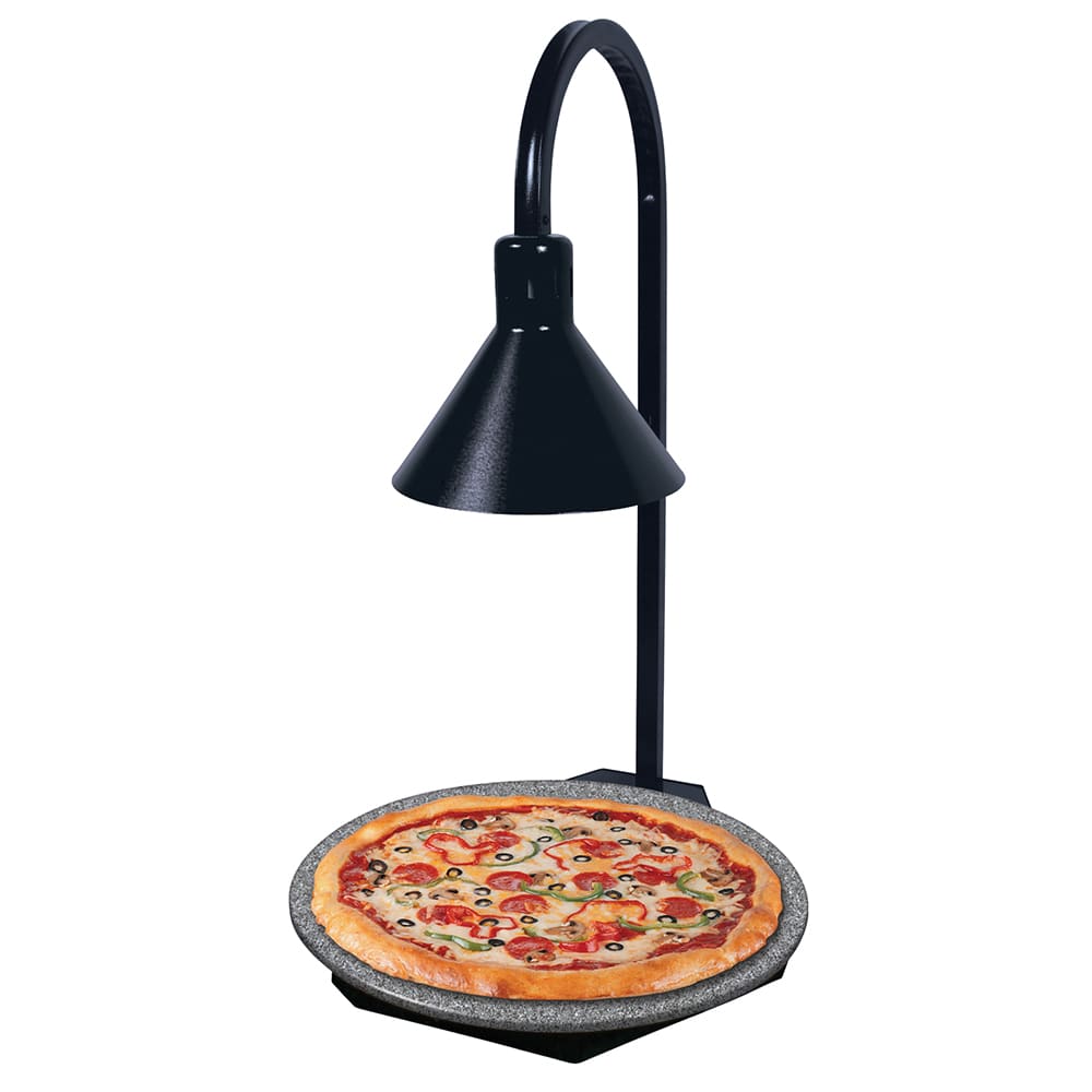 042-GRSSR20DL77516 Glo-Ray Round Heated Stone Shelf w/ Display Lamp, Portable, 650 Watts
