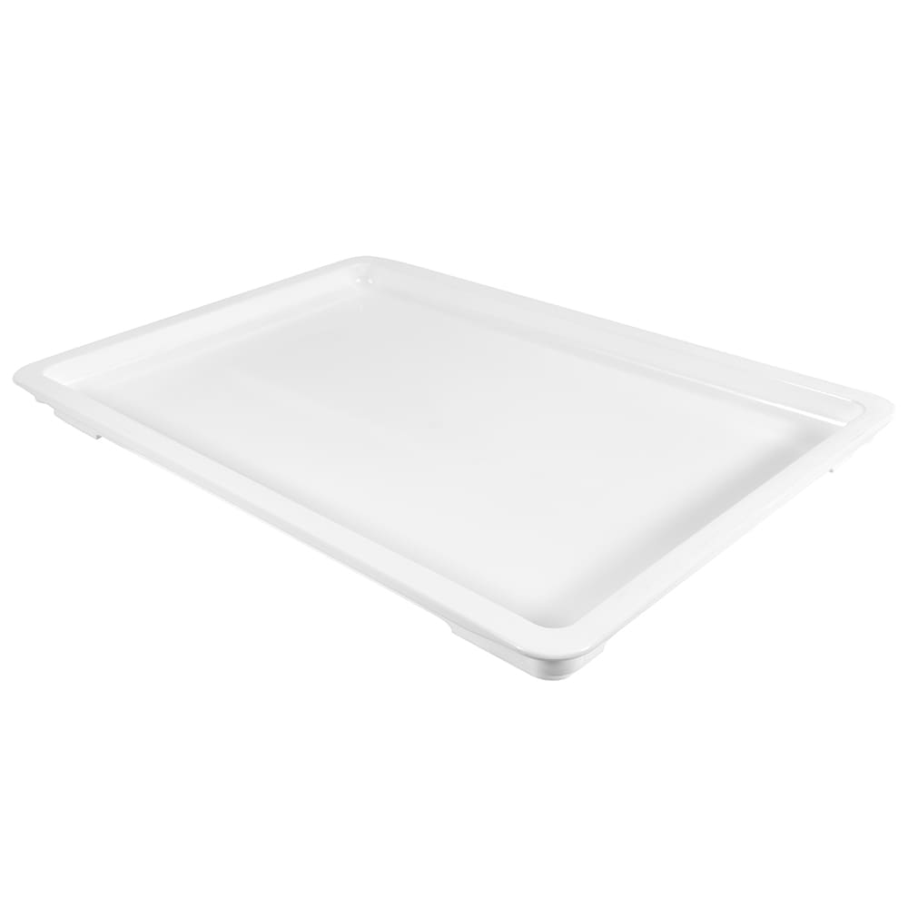 144-DBC1826P148 Pizza Dough Box Cover - 26x18" Polypropylene, White
