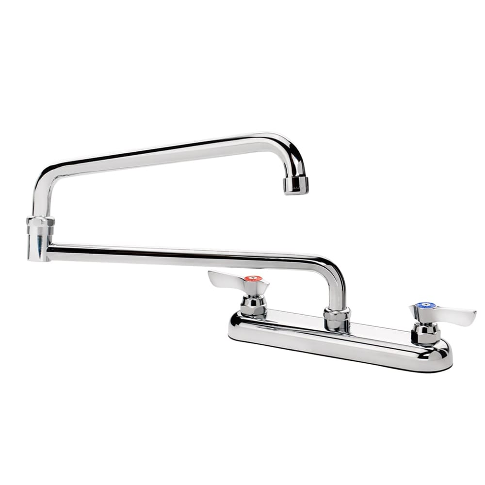 381-13824L Deck Mount Faucet w/ 24" Double Jointed Swing Nozzle 