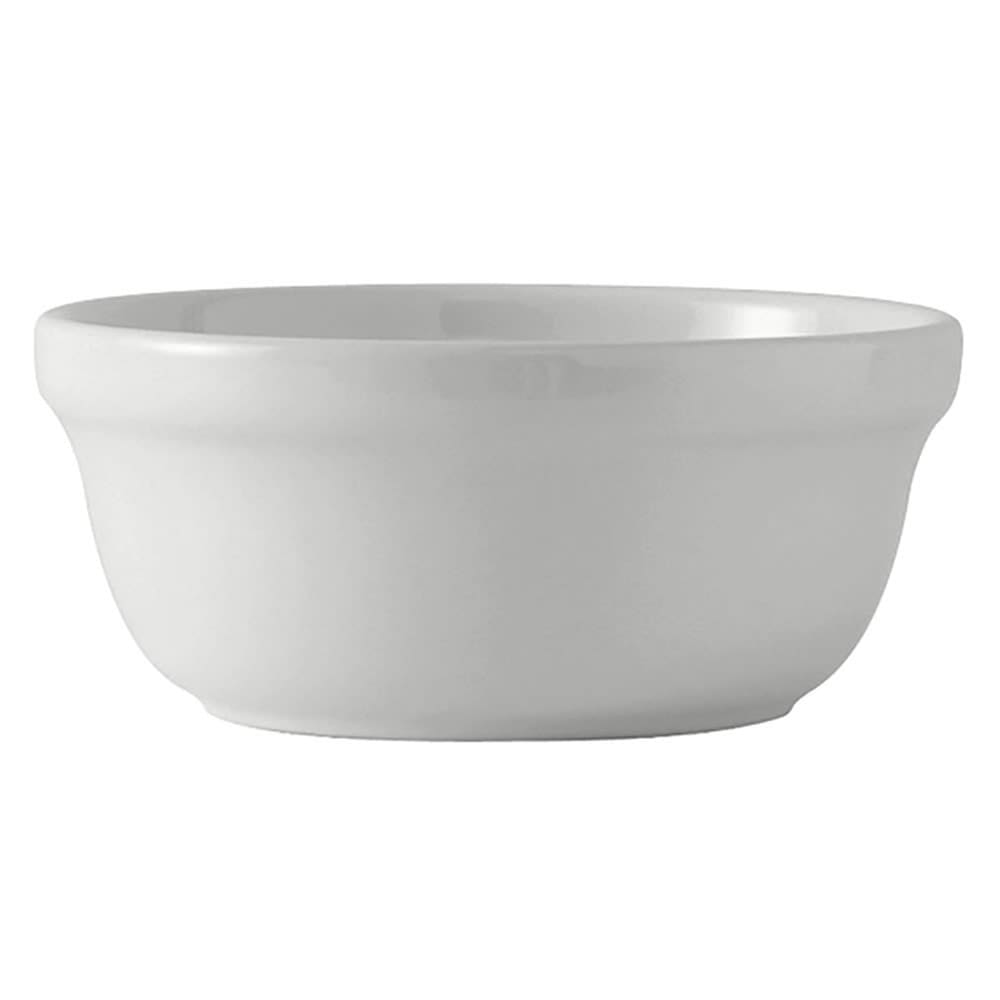 424-BWB1003 10 oz Round DuraTux®© Casserole Dish - Ceramic, White