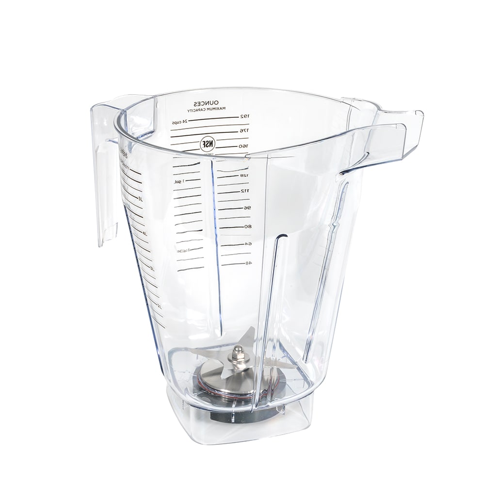 Vitamix 15899 1.5 Gallon Clear Tritan™ Copolyester Blender Jar with Lid and  Wet Blade Assembly