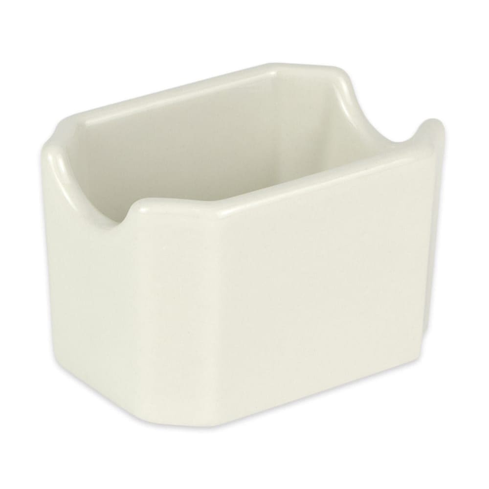 793-DC20SW Rectangular Sugar Caddy - Ceramic, White