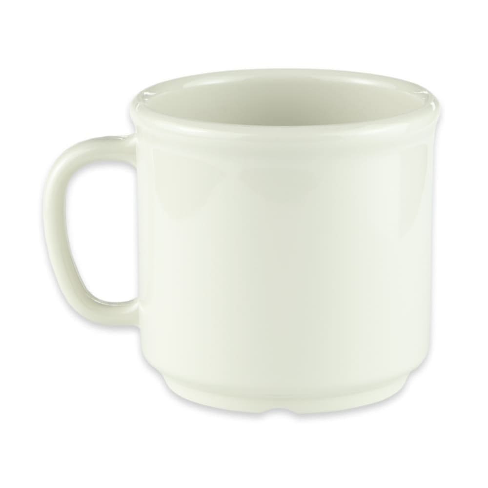GET 12 oz Plastic Coffee Mug, Ivory (S-12-IV)