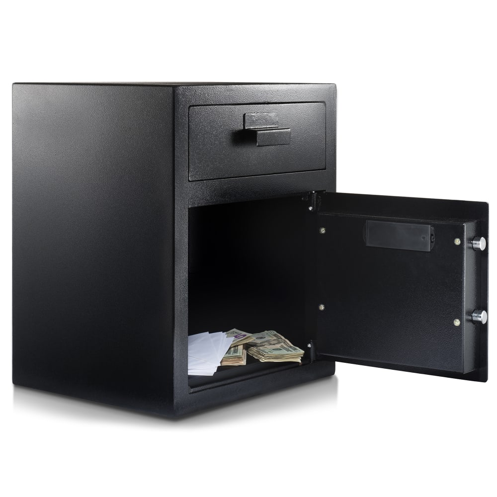 Alpine Industries ADI670-200-BLK 1.1 cu ft Depository Safe w