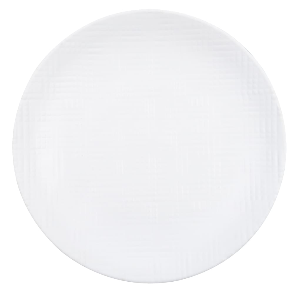 151-223281115 11" Round Melamine Dinner Plate, White
