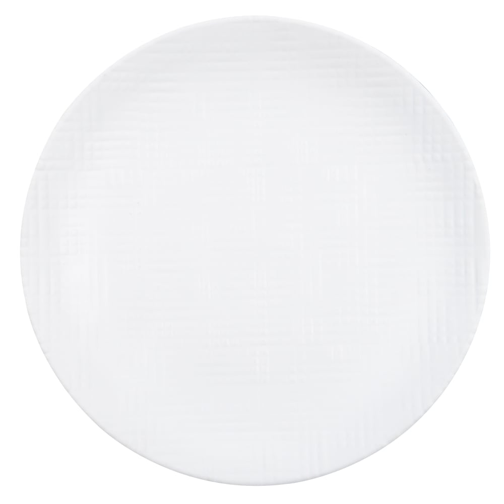 151-22328715 7" Round Melamine Dinner Plate, White