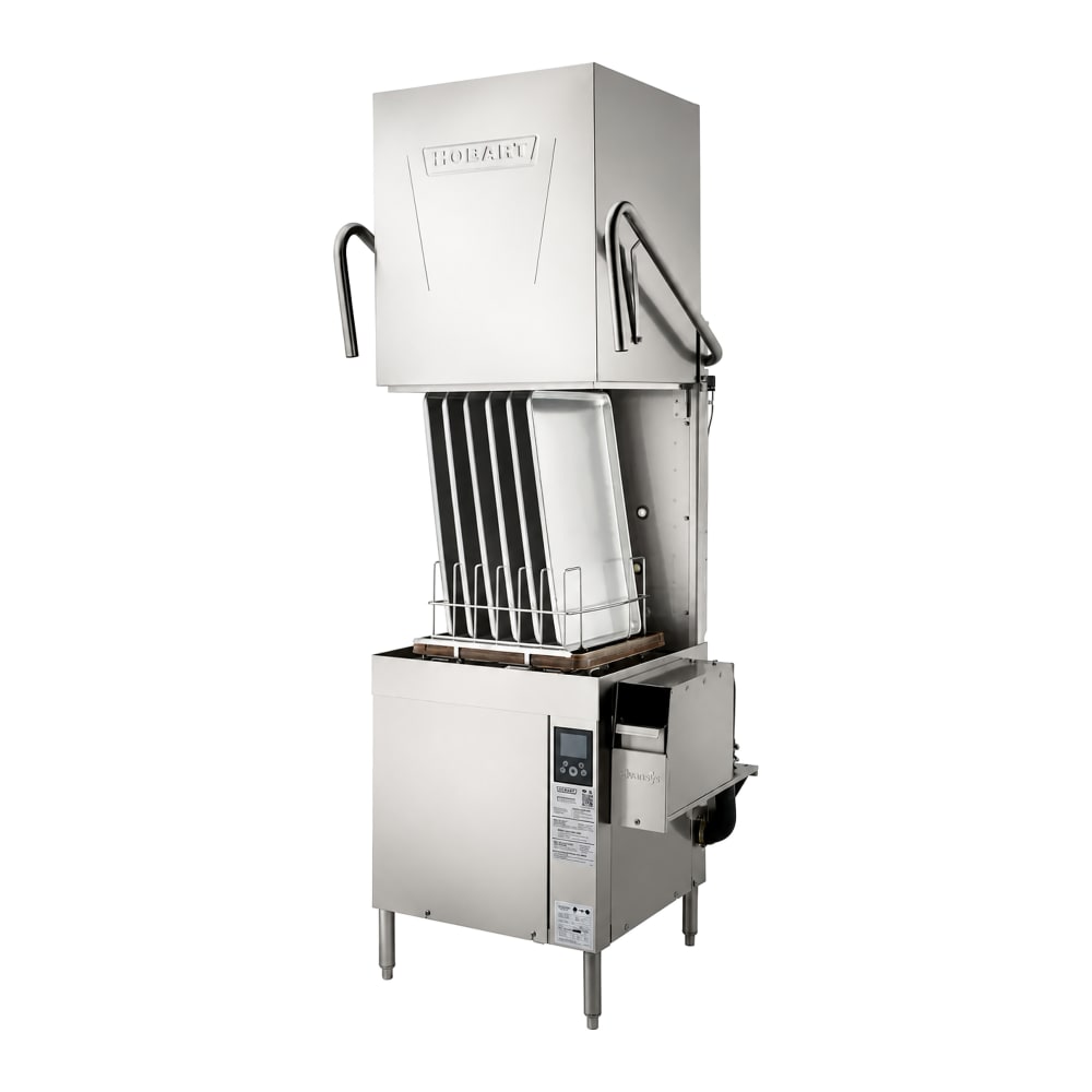 Hobart AM16T-ASR-2 High Temp Door Type Dishwasher w/ 52 Racks/hr ...
