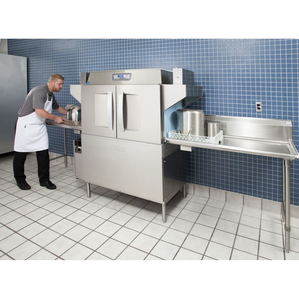 220V 50HZ Commercial Portable Dishwasher / Conveyor Dishwasher With Dryer