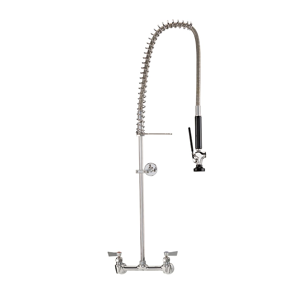 Fisher 2210-WB 38"H Wall Mount Pre Rinse Faucet - 1.15 GPM, Base with Nozzle