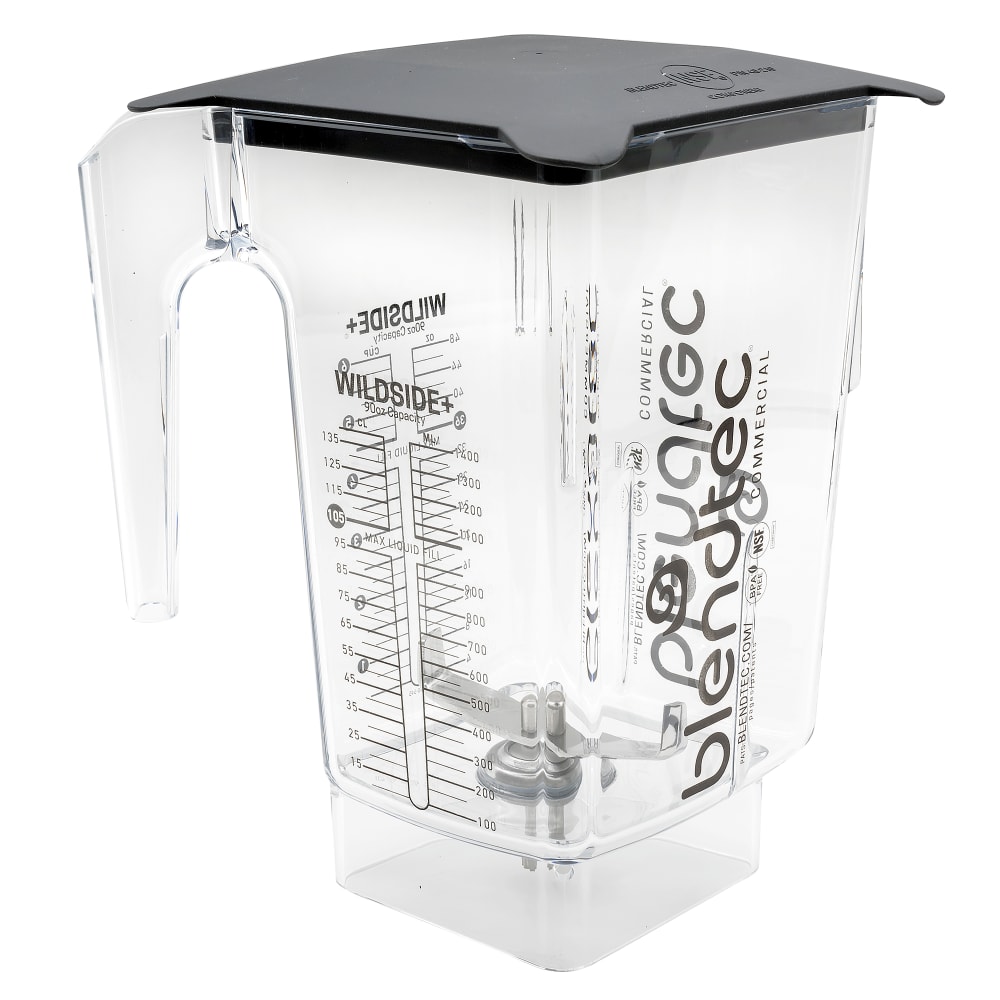 Blendtec 40-712-08 90 oz WildSide™ Jar w/ Black Gripper Lid