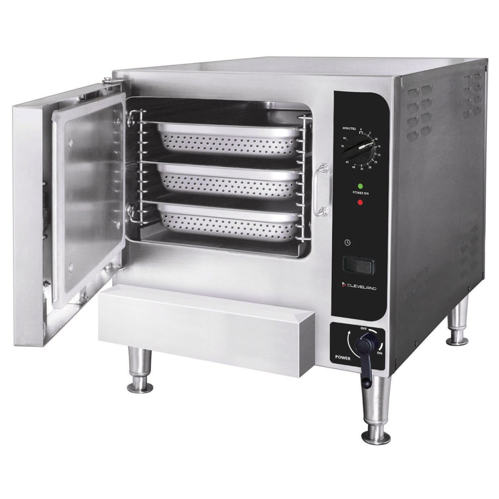 109-22CGT31LP SteamChef™ (3) Pan Convection Steamer - Countertop, Liquid Propane
