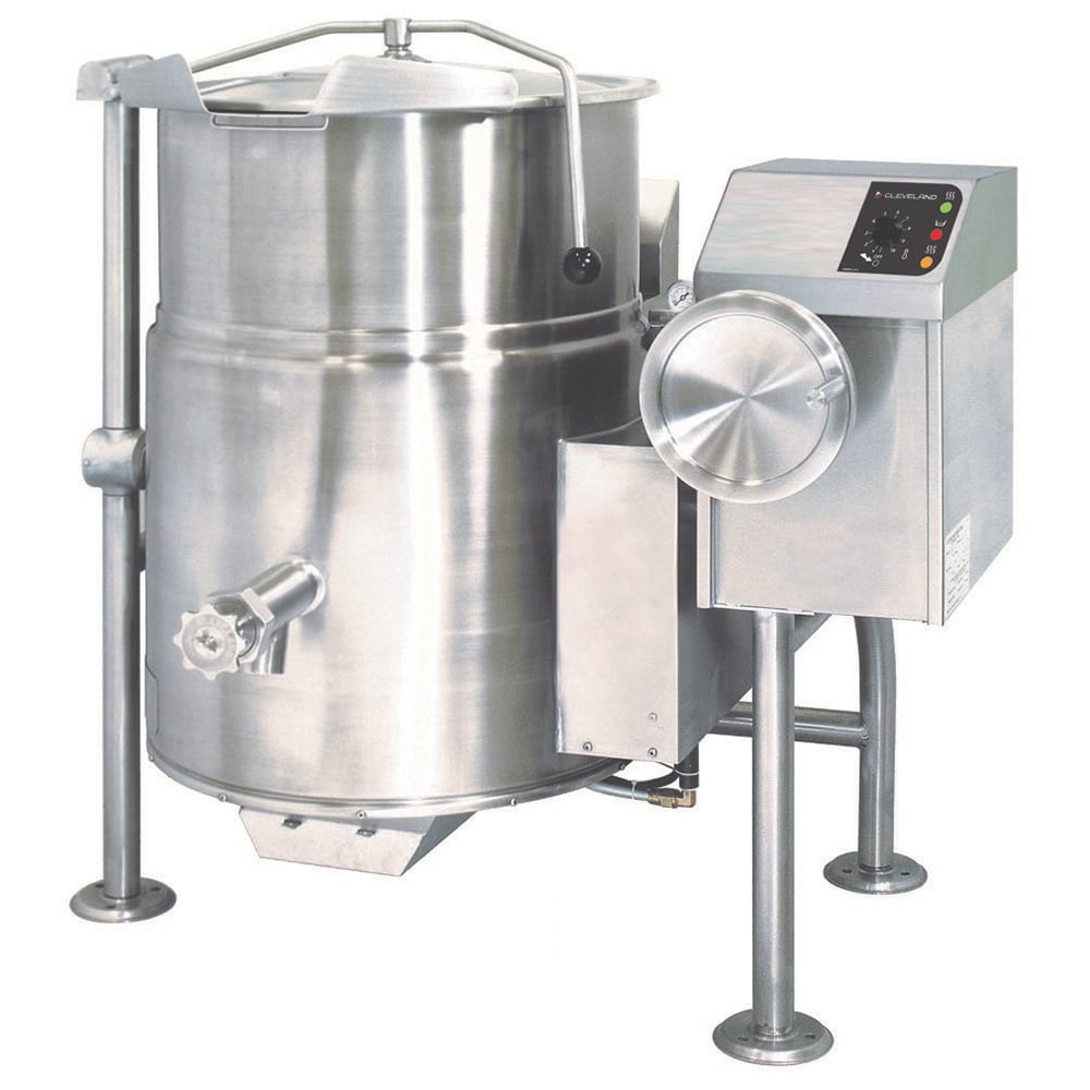 109-KGL25TNG 25 gal Steam Kettle - Manual Tilt, 2/3 Jacket, Natural Gas