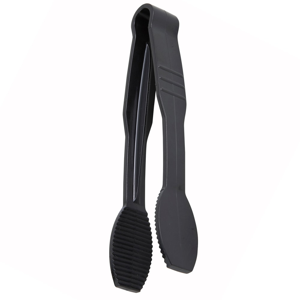 080-PUTF6K 6" Plastic Utility Tongs, Black