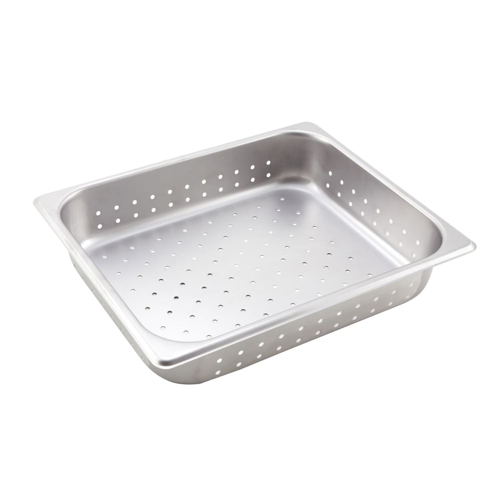 080-SPJH202PF Half Size Steam Pan, Perforated, Stainless