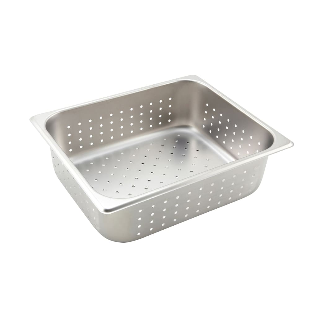 080-SPJH204PF Half Size Steam Pan, Perforated, Stainless