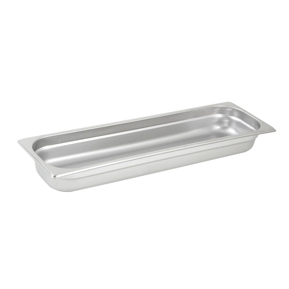 Winco SPJH-2HL Half Size Long Steam Pan, Stainless