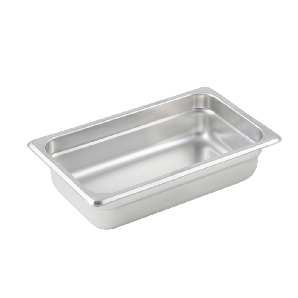 Winco SPJP-402 Quarter Size Steam Pan, Stainless