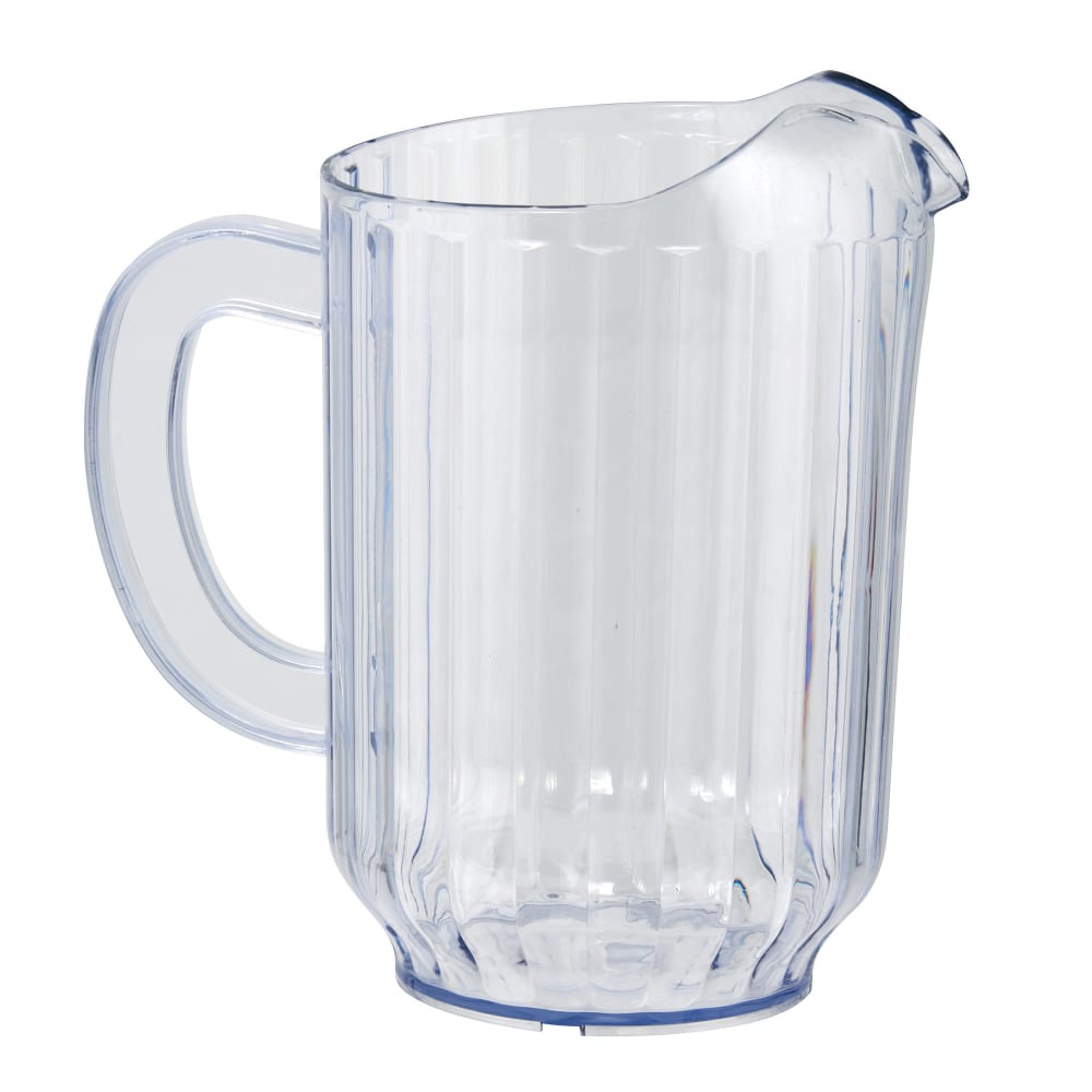 080-WPS60 60 oz Plastic Pitcher, Clear