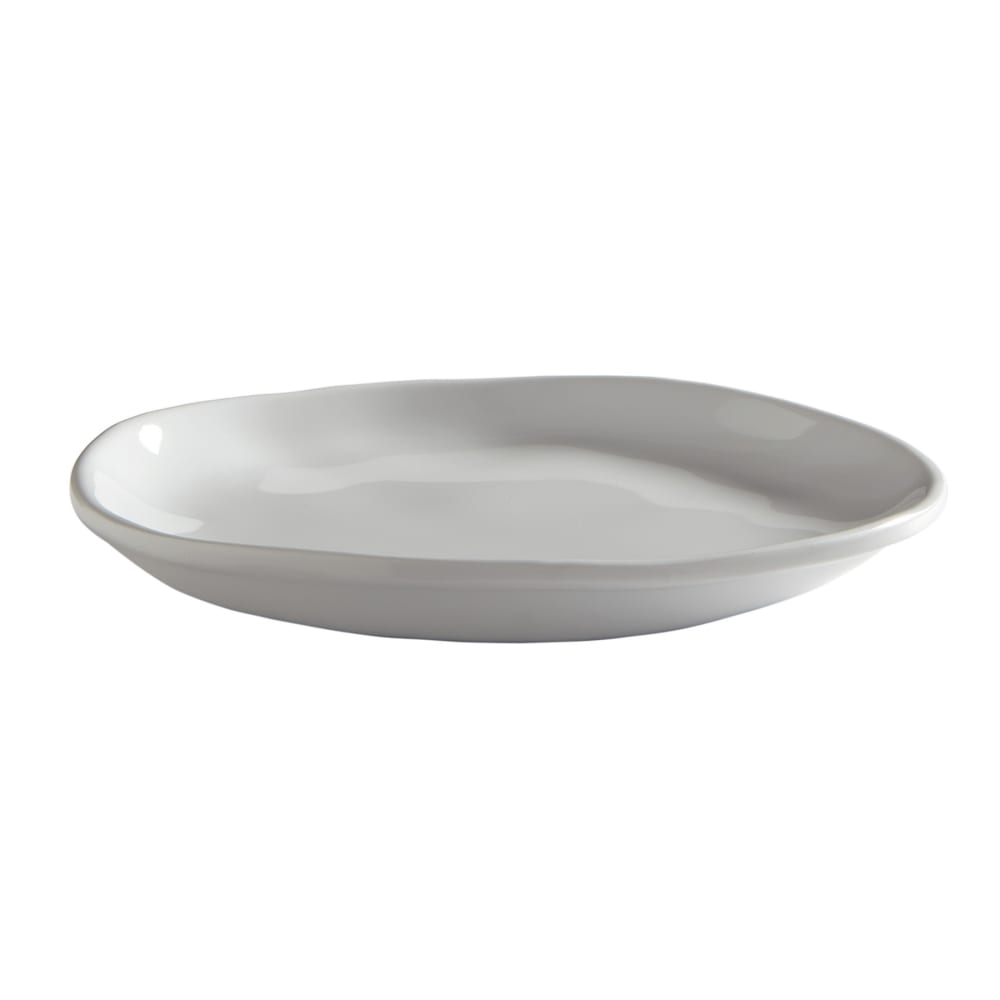 166-CP6CL 6 1/2" Round Melamine Bread Plate, Cloud
