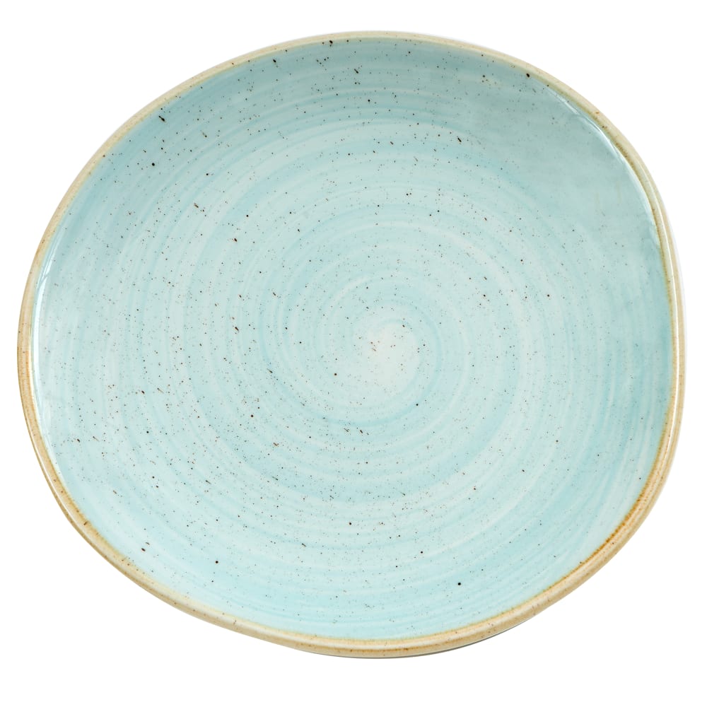 893-SDESOG71 7 1/4" Round Stonecast® Plate - Ceramic, Duck Egg Blue
