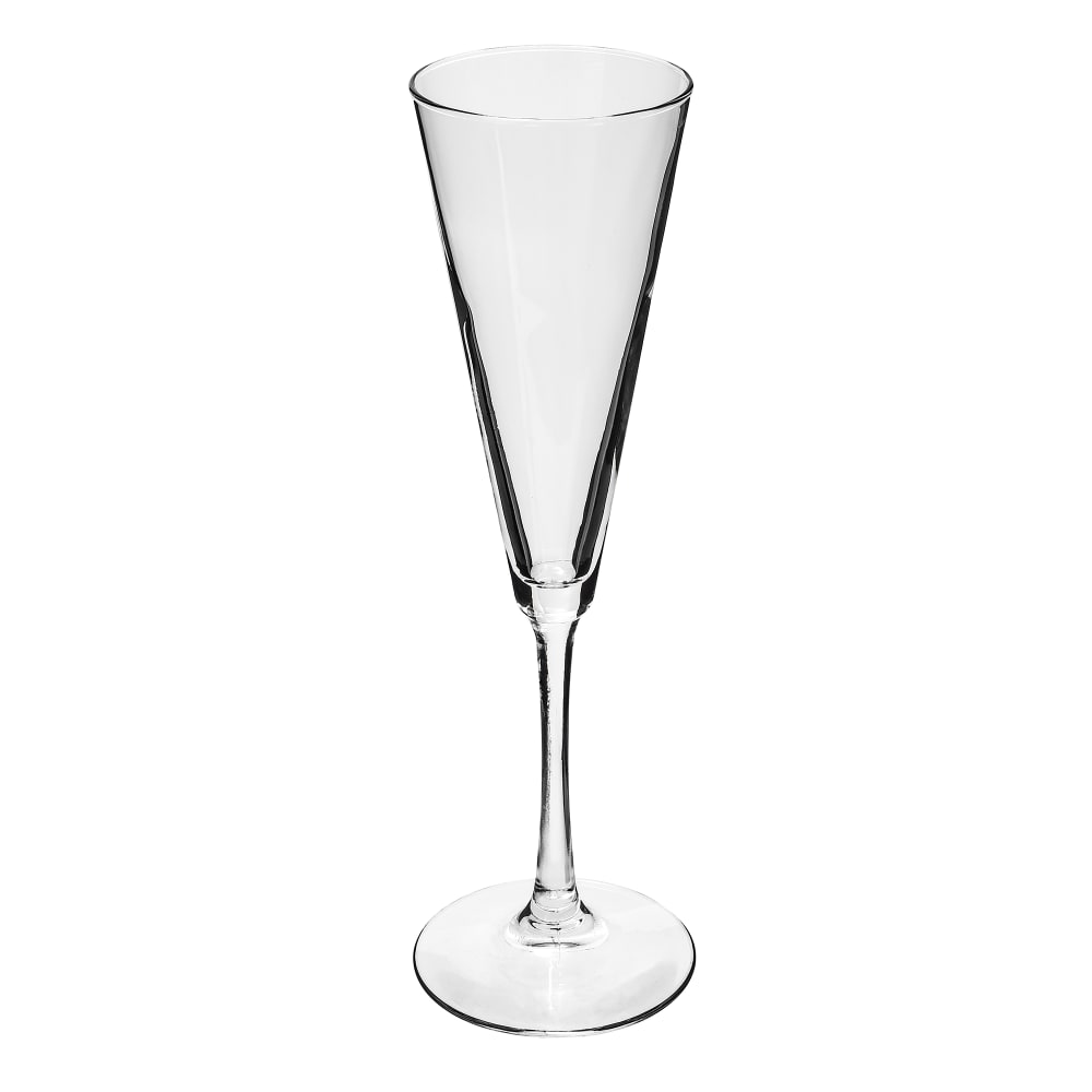 Libbey 6-Ounce Clear Domaine Champagne Flute Glass, Set of 12