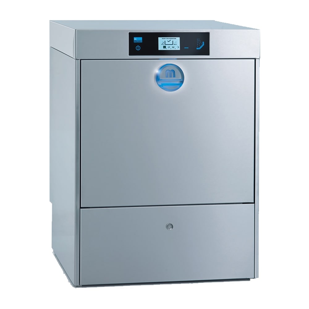 112-UMPLUS2081 M-iClean High Temp Rack Undercounter Dishwasher w/ 37 Racks/hr Capacity, Built-in...
