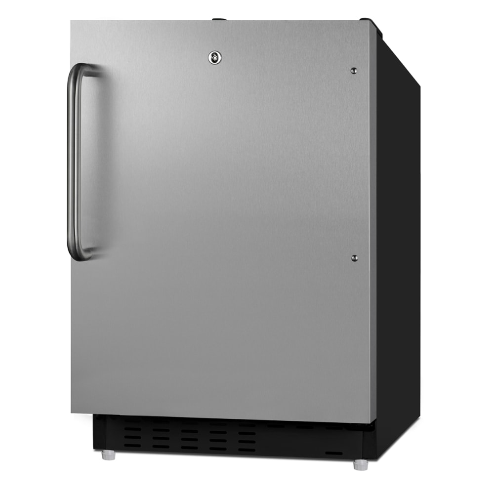 162-ALRF49BSSTB 2.68 cu ft Undercounter Refrigerator & Freezer w/ Solid Door - Stainless Stee...