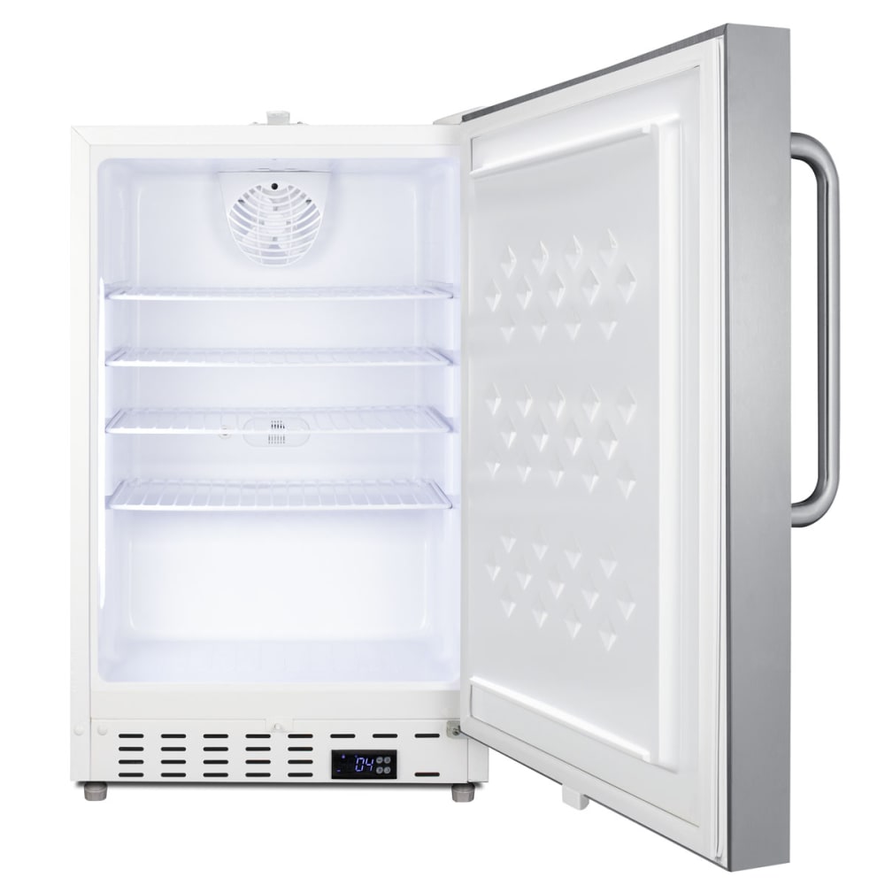 162-SCR504SSTBADA 19 3/4" W Undercounter Refrigerator w/ (1) Section & (1) Door, 115v