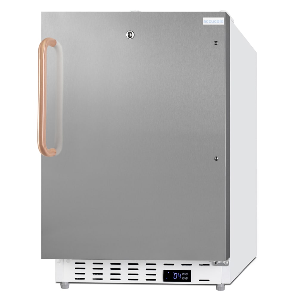 162-ADA404REFSSTBC 3.32 cu ft Undercounter Medical Refrigerator w/ Solid Door - Locking, 115v