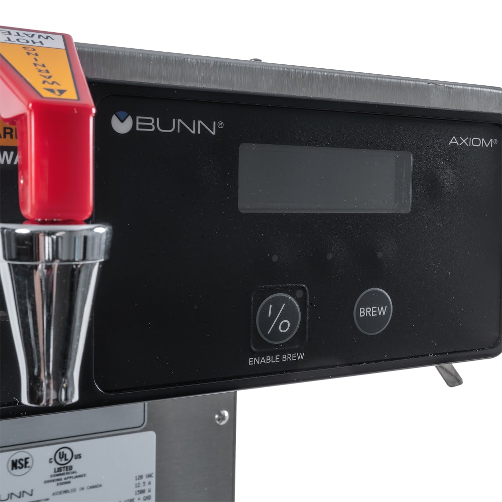 BUNN DV APS Axiom Dual Voltage Airpot Coffee Brewer with LCD