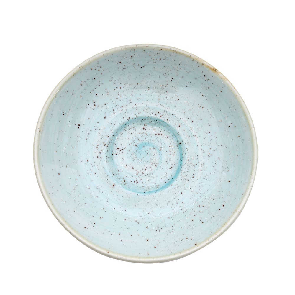 893-SDESESS1 4 1/2" Round Stonecast Espresso Saucer - Ceramic, Duck Egg Blue