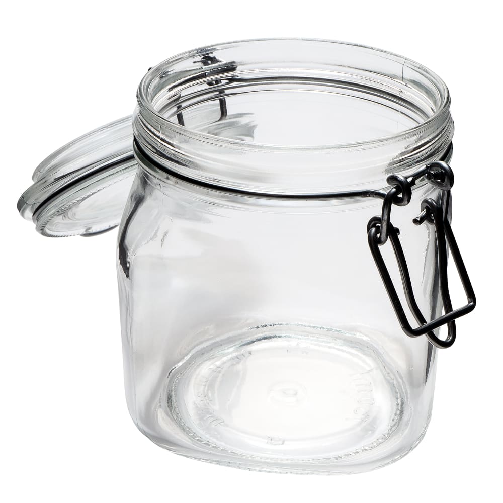 Libbey 6.75 oz Glass Jar With Clamp Lid