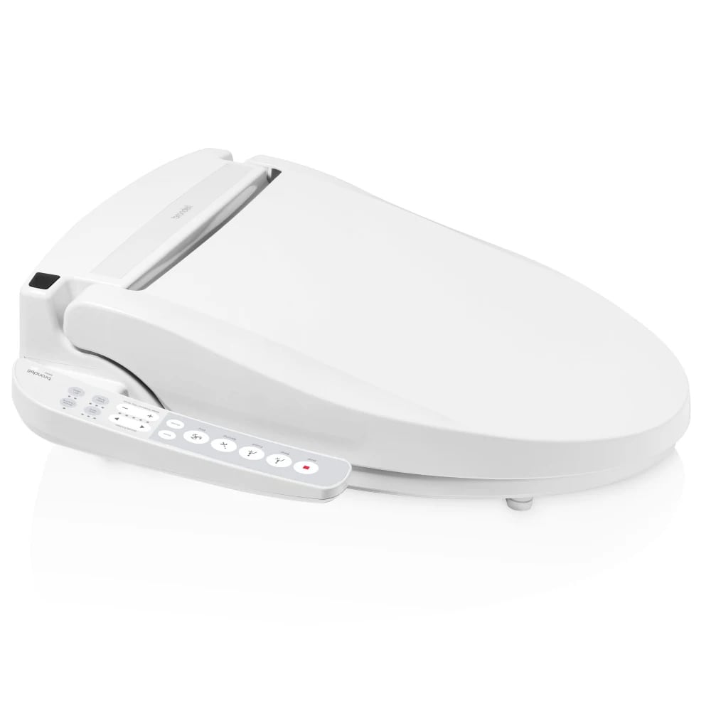 523-EM417EW Electronic Bidet Toilet Seat w/ Side Arm Control - Elongated, White, 120v