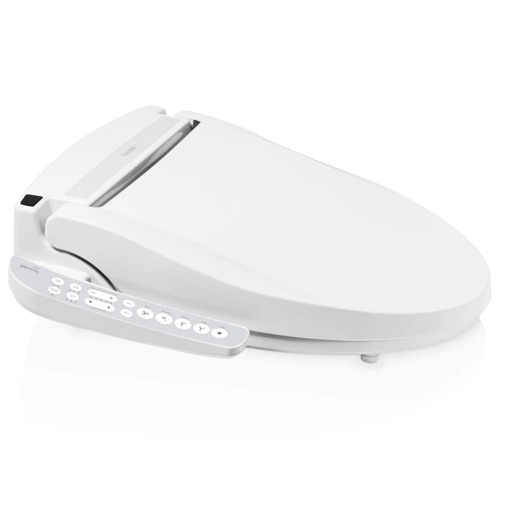 523-DR801EW Electronic Bidet Toilet Seat w/ Side Arm Control - Elongated, White, 120v