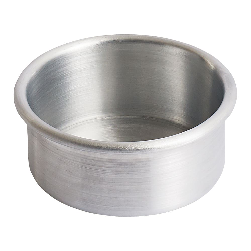 080-ACP042 4" Round Cake Pan, Aluminum
