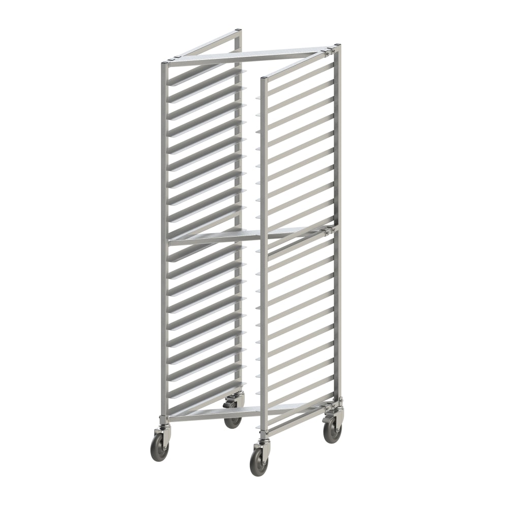 080-ALZK20BK 22"W 20 Sheet Pan Rack w/ 3" Bottom Load Slides