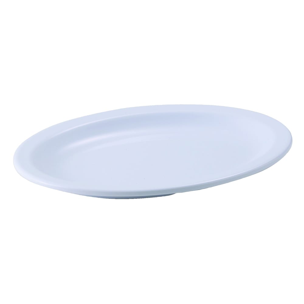 080-MMPO96W 9-3/4" x 6-3/4" Oval Platter -Melamine, White