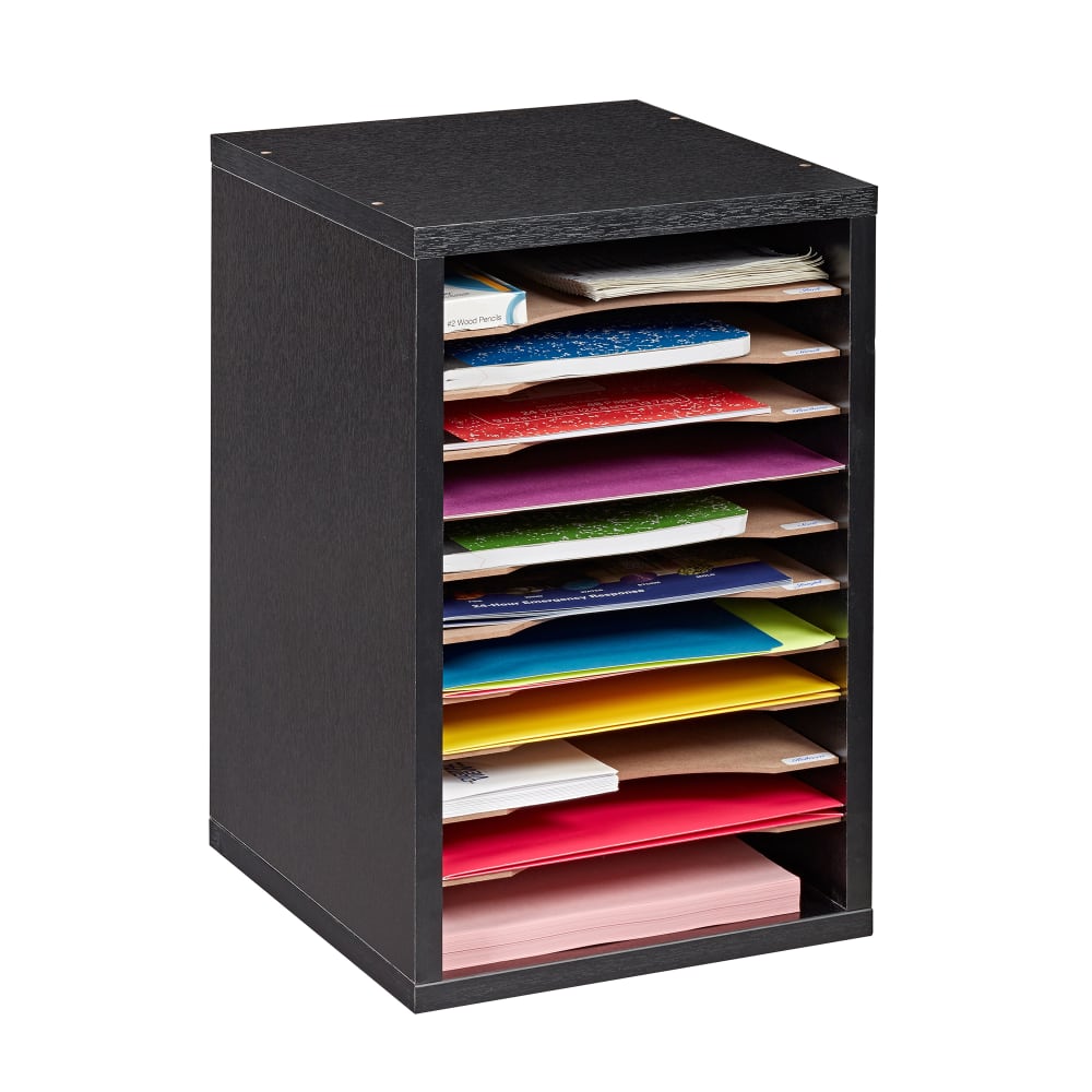Alpine Industries ADI50011BLK 11 Compartment Vertical Paper Sorter