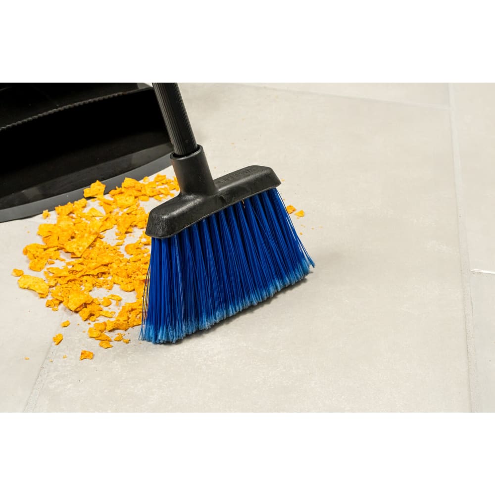 028-4685314 Duo-Sweep® Broom Head w/ Blue Poly Bristles - Flagged
