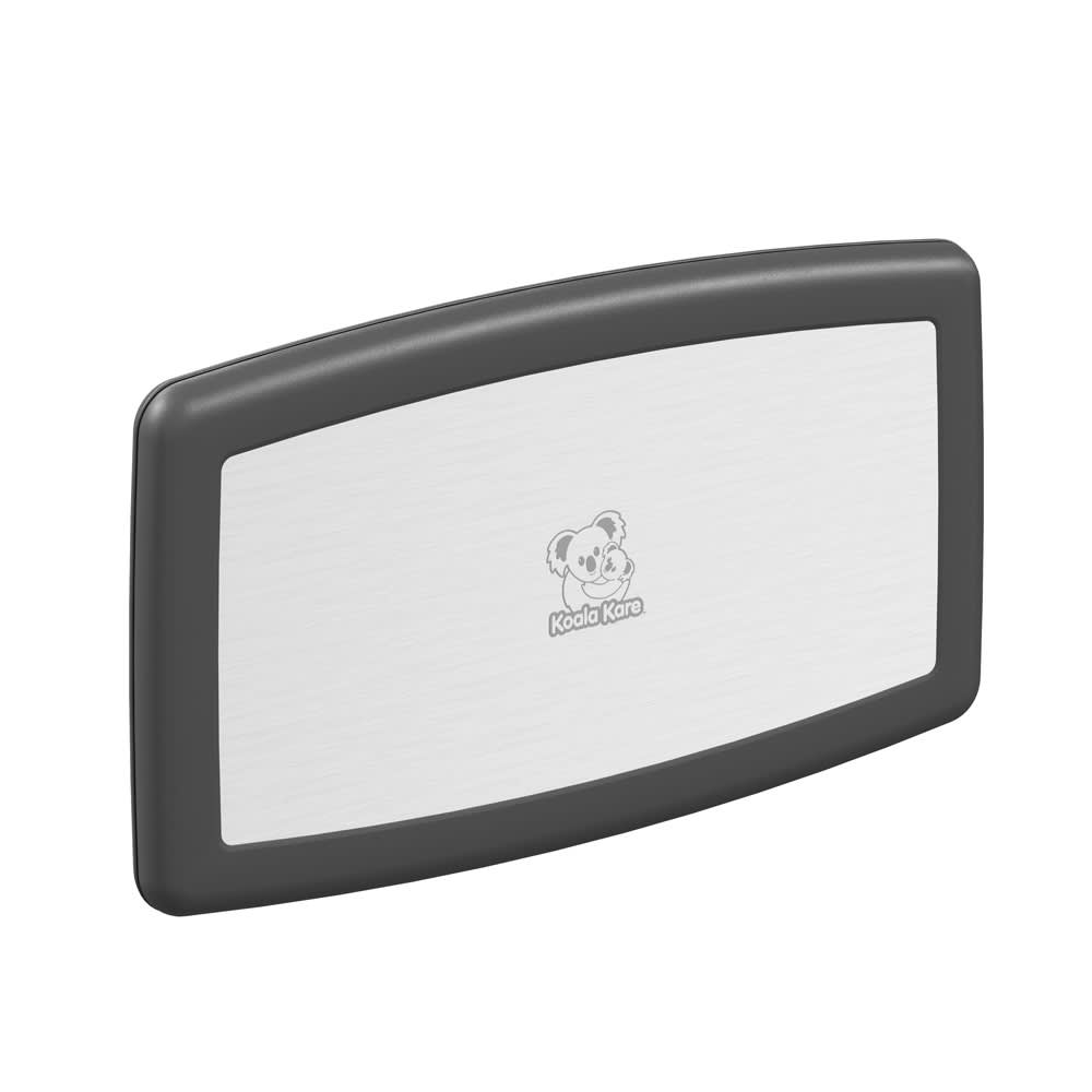 107-KB30001SS Horizontal Wall Mounted Changing Station - Polypropylene, Stainless/Gray