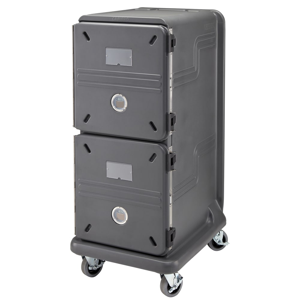 144-PCU2000HH615 Pro Cart Ultra™ Hot Insulated Food Carrier w/ (20) Pan Capacity, Charcoal Gray,...