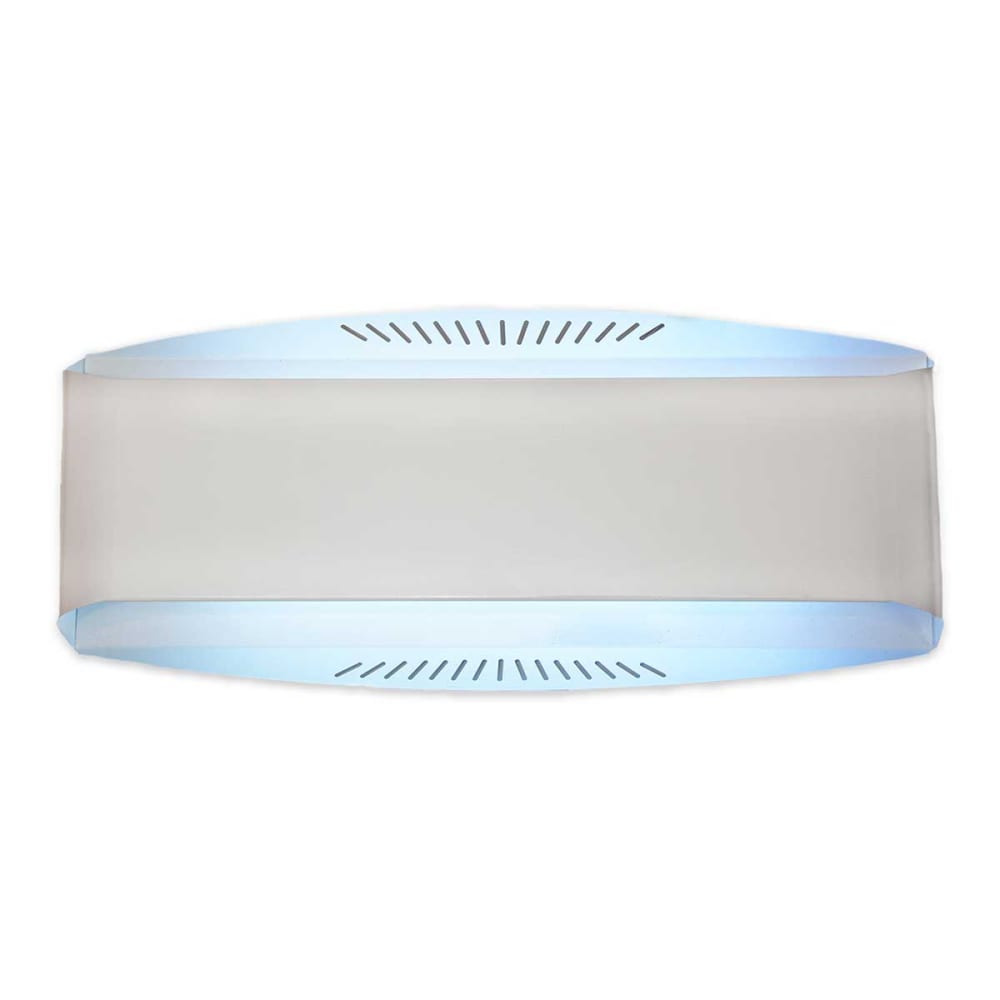 477-FL30WHS Wall Mount Insect Light Trap w/ Glueboard - 900 sq ft Range, White