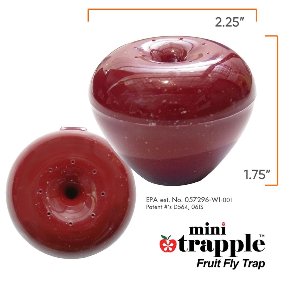 477-TR0212M Mini Trapple Fruit Fly Trap, Non Toxic