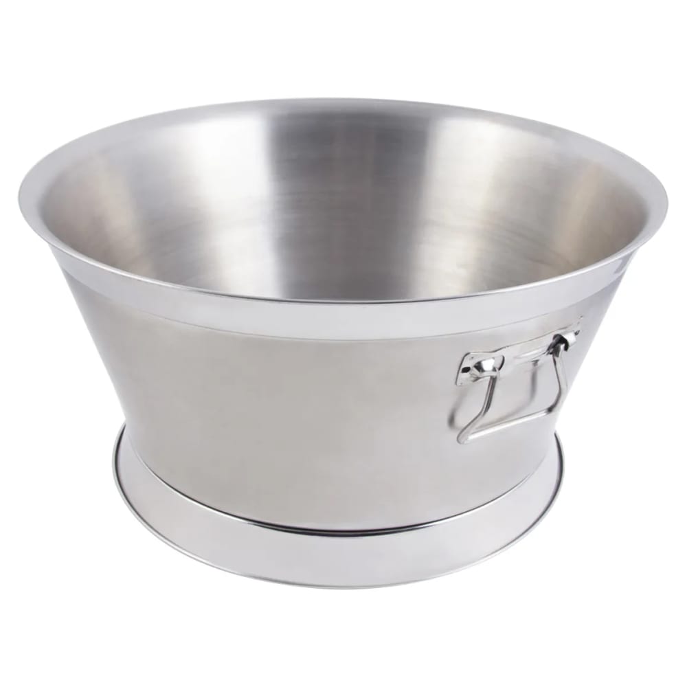 Bon Chef 61283 21 1/8" Round Cooling Tub - 10 3/4"H, Stainless