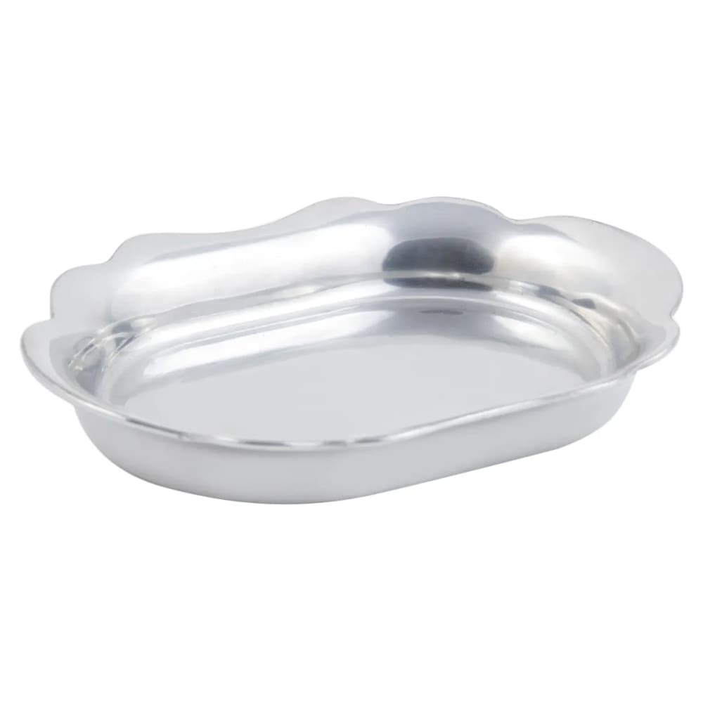 017-4028P Wine Cooler Drip Tray - 5 7/8" x 8", Aluminum, Pewter Glo Finish