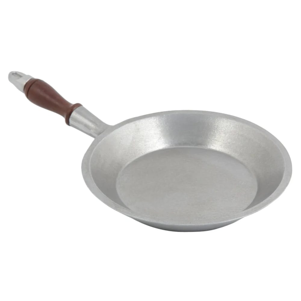 017-5006SHP 10" Aluminum Omelette Pan w/ Short Stem Handle