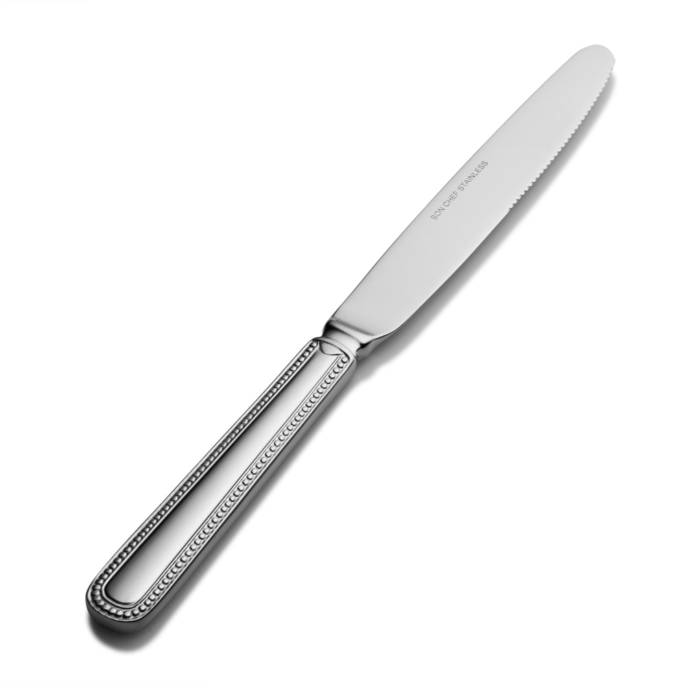 Bon Chef S712 9 5/8" Dinner Knife with 13/0 Stainless Grade, Bolero Pattern