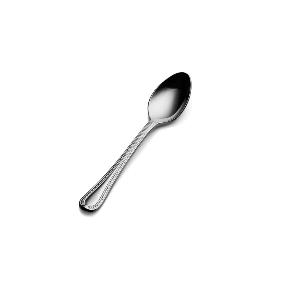 Bon Chef S716 4.69" Demitasse Spoon with 18/8 Stainless Grade, Bolero Pattern