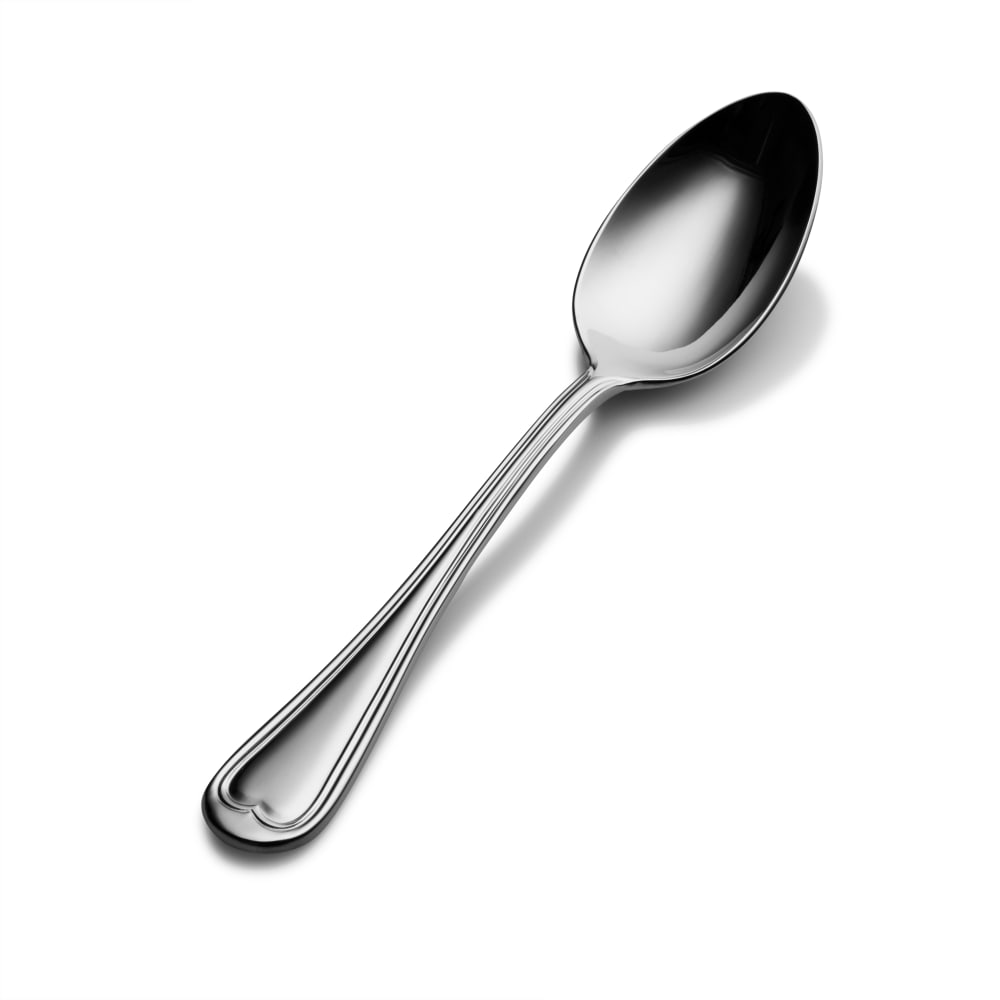 Bon Chef S603 7 1/4" Dessert Spoon with 18/8 Stainless Grade, Victoria Pattern